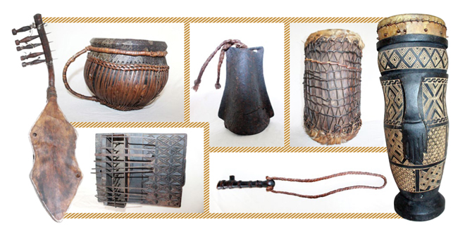 Les instruments de musique et de communication de la RDC