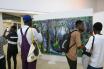 albumm Le vernissage de l'exposition de l'artiste beret